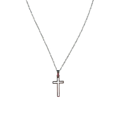 925 Sterling Silver necklace with cross pendant, perfect for sensitve skin and a clean detail for every outfit.