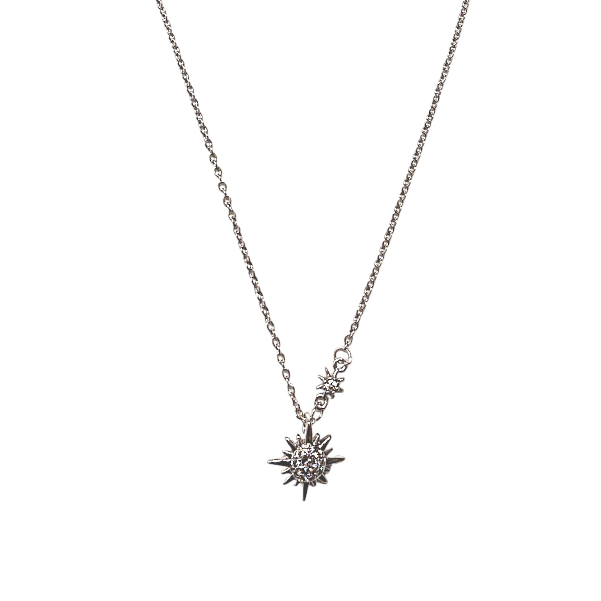 High quality 925 Sterling Silver necklace with Edelweiss pendant, perfect for sensitve skin and everyday wear or special events.