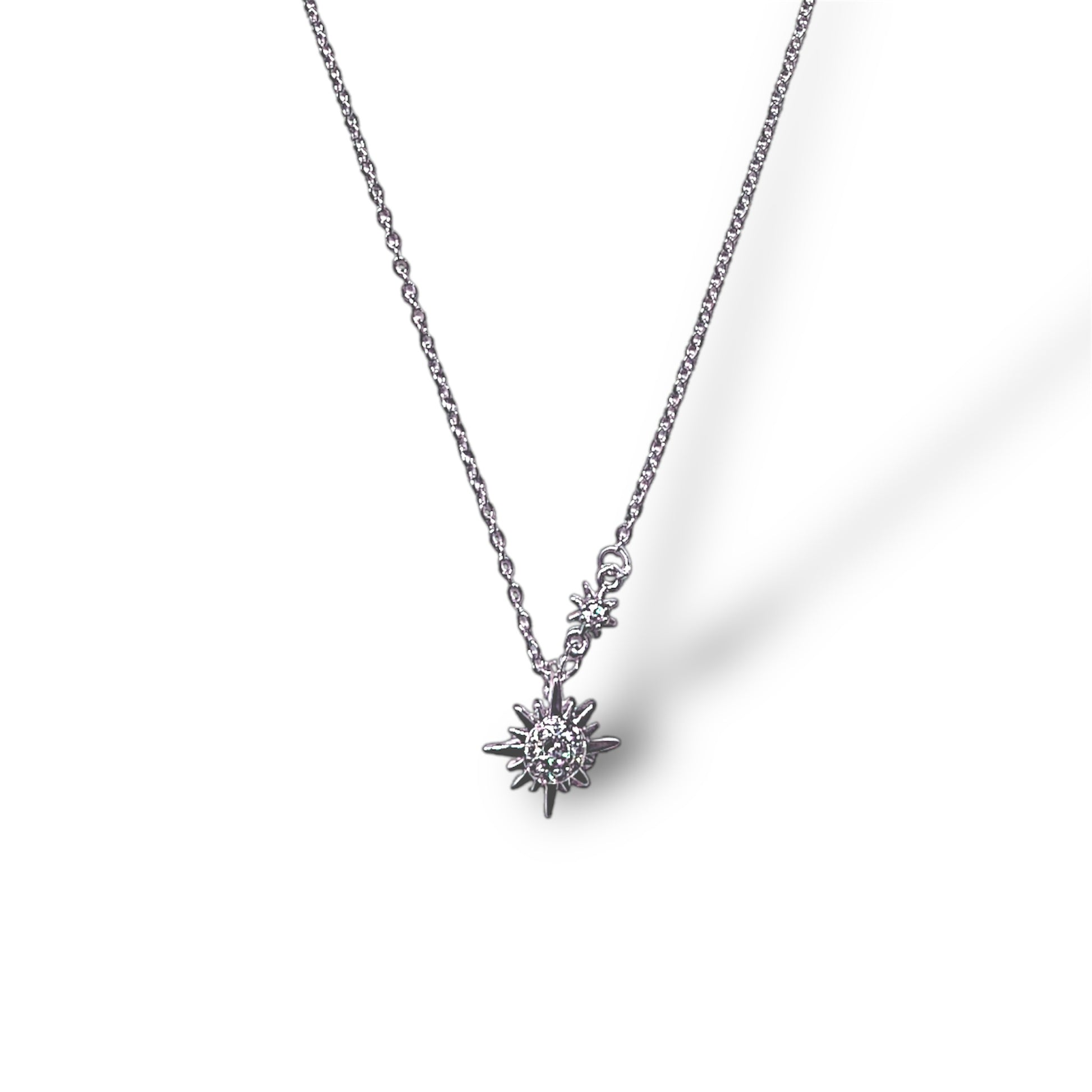 High quality 925 Sterling Silver necklace with Edelweiss pendant. The perfect jewelry for nature lovers.